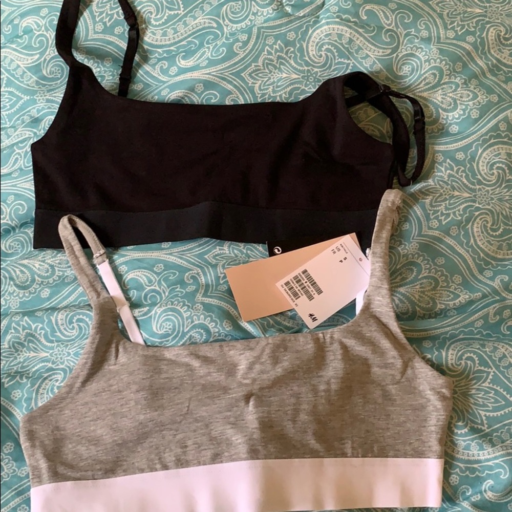H&M t-shirt bralettes